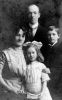 PHOTO: MERRIAM, Wesley George, b 19 July 1873, SUDDEN Maude Elivia, b 11 Oct 1878, Meriam Gordon Austin, b 07 Nov 1903, MERRIAM Georgina Maude, 17 October 1906